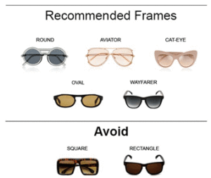 designer frames for heart-shaped faces